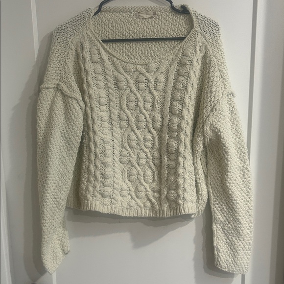 Altar'd State Sweaters - Altar'd State Cream Cable Knit Sweater